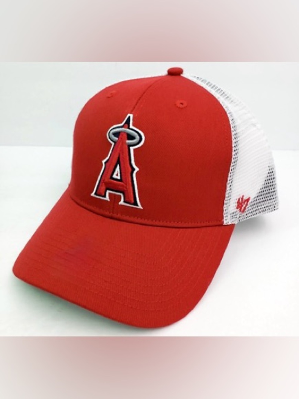 Red and White Baseball Cap hat